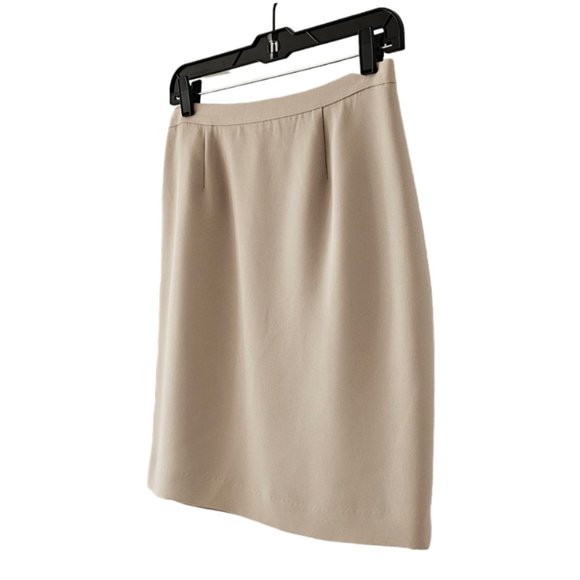 Petite Sophisticate Vintage Pencil Suit Skirt | NWT | 10P | Bone/Cream - Picture 3 of 16